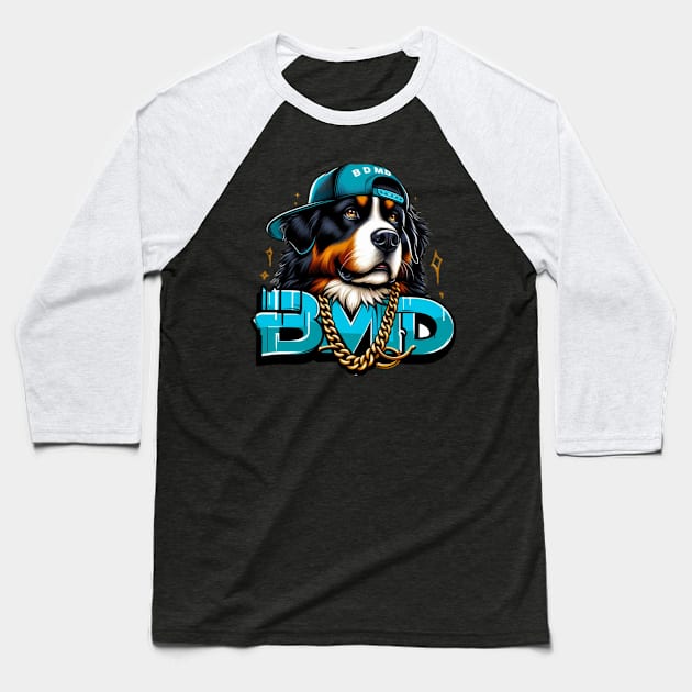 Bernese mountain dog Baseball T-Shirt by Bernesemountaindogstuff